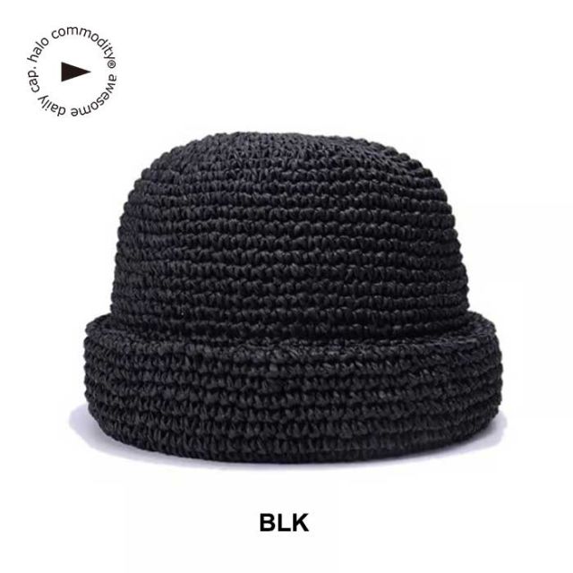 ハロコモディティ ペーパーロールキャップ halo commodity h241-221 Dale Dome Cap デールドームキャップ メンズ レディース ユニセックス ブラック ナチュラル ブラウン フィッシャーマンキャップ (240326)