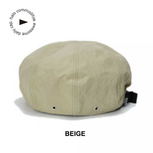 ハロコモディティ ベレー帽 halo commodity h243-511 Salt Path Beret メンズ レディース ユニセックス ベージュ ブラック グリーン キャメル フリーサイズ 撥水 ナイロン 帽子 (240830)