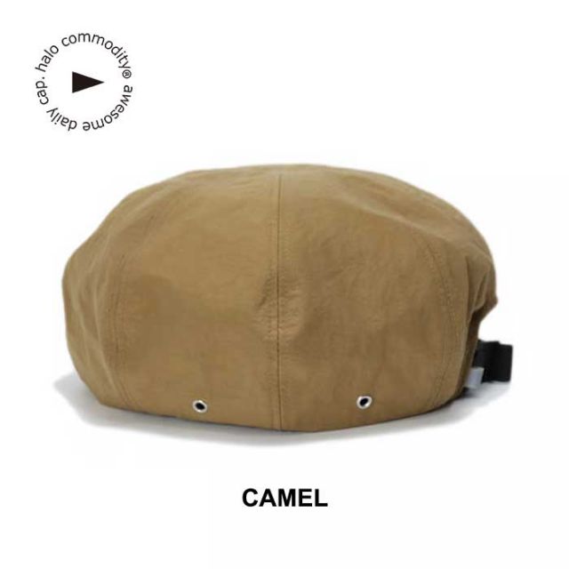 ハロコモディティ ベレー帽 halo commodity h243-511 Salt Path Beret メンズ レディース ユニセックス ベージュ ブラック グリーン キャメル フリーサイズ 撥水 ナイロン 帽子 (240830)