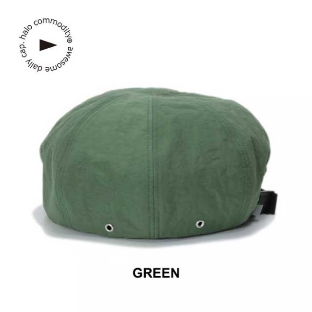 ハロコモディティ ベレー帽 halo commodity h243-511 Salt Path Beret メンズ レディース ユニセックス ベージュ ブラック グリーン キャメル フリーサイズ 撥水 ナイロン 帽子 (240830)