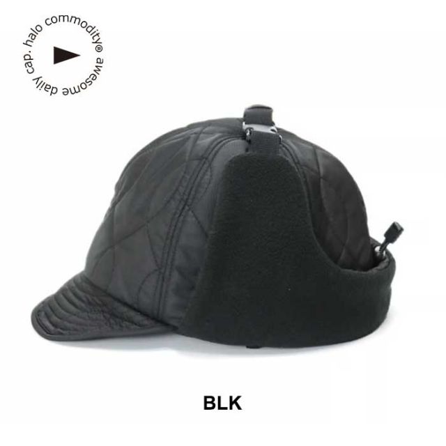 ハロコモディティ キャップ キルティング フライトキャップ halo commodity h243-281 Flutter Guide Cap メンズ レディース ユニセックス フリース ブラック ネイビー オリーブ (240926)