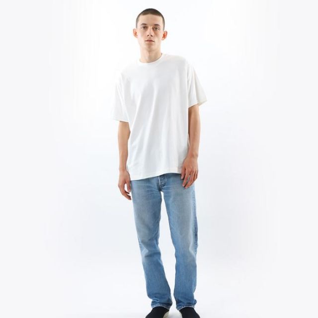 ヘインズ tシャツ 半袖 hanes HM1X201 1P SHIRO CREWNECK T  7オンス 1枚入り メール便 (240522)
