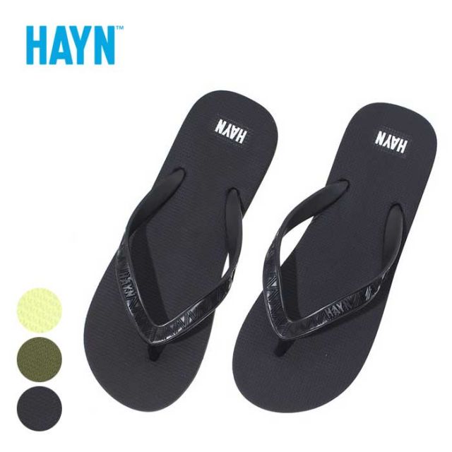 ハイアン ビーチサンダル メンズ HAYN LOGO PRINT SANDAL ロゴプリント (220516)