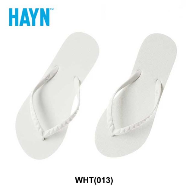 ハイアン サンダル レディース HAYN A2655 STUDDED TONAL W's ビーサン ブラック ホワイト 23cm 24cm 25cm (240502)