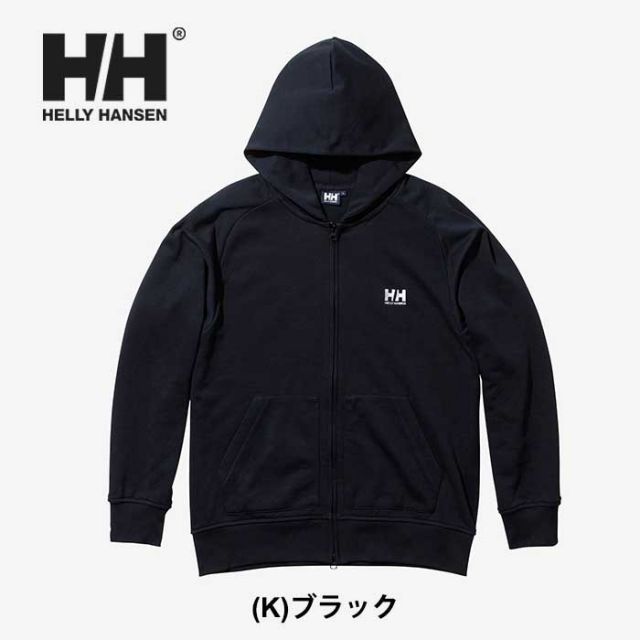 ヘリーハンセン パーカー Helly hansen HE32321 HH LOGO FZ SWEAT HD HHロゴフルジップスウェットフーディー ユニセックス 裏毛チャック 長袖 裏毛 海洋リサイクルポリエステル 環境配慮 薄手 軽量 パーカーフルジップ  (240204)
