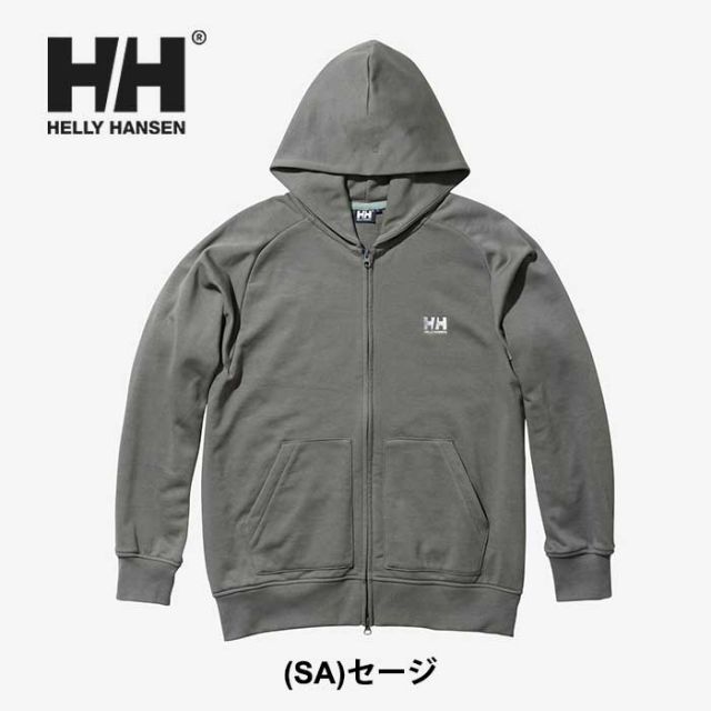 ヘリーハンセン パーカー Helly hansen HE32321 HH LOGO FZ SWEAT HD HHロゴフルジップスウェットフーディー ユニセックス 裏毛チャック 長袖 裏毛 海洋リサイクルポリエステル 環境配慮 薄手 軽量 パーカーフルジップ  (240204)