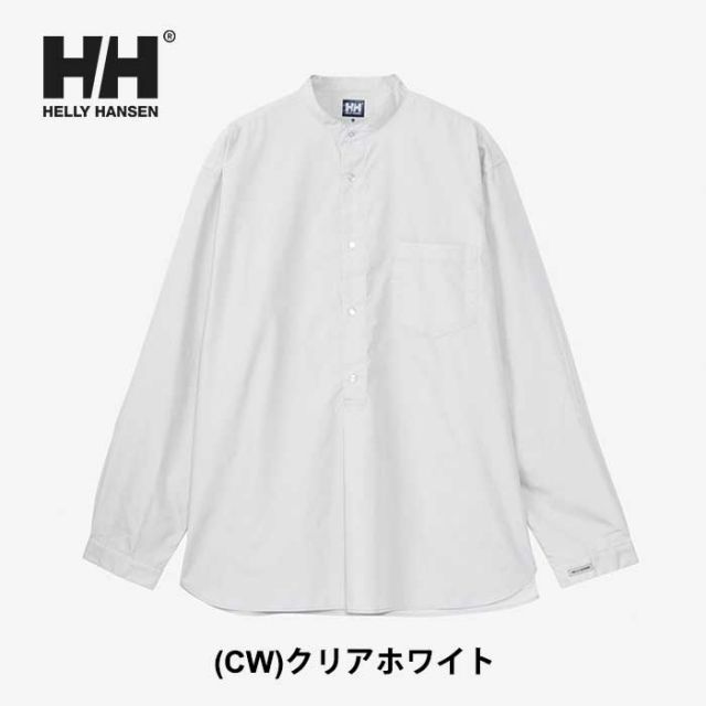 ヘリーハンセン シャツ メンズ 長袖 Helly hansen HH42401 HH WORK SHIRTS HHワークシャツ スタンドカラー ユニセックス (240209)