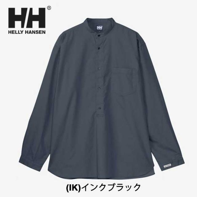 ヘリーハンセン シャツ メンズ 長袖 Helly hansen HH42401 HH WORK SHIRTS HHワークシャツ スタンドカラー ユニセックス (240209)