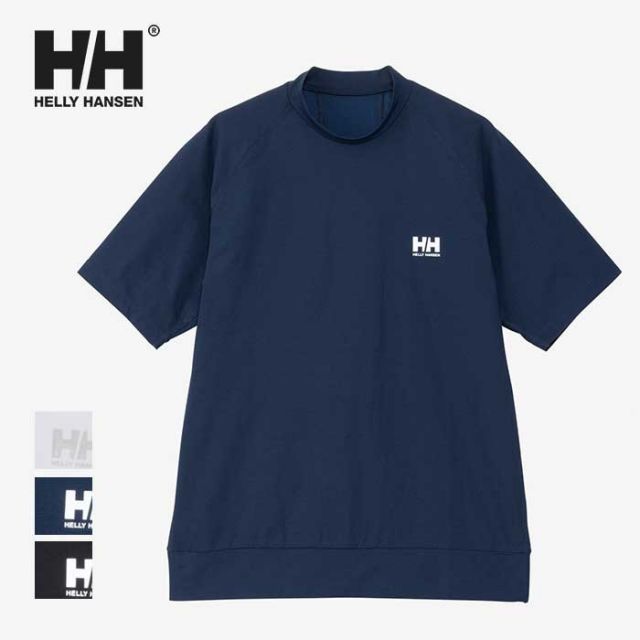ヘリーハンセン ラッシュガード UVカット 半袖 メンズ レディース ユニセックス HELLY HANSEN HH82408 S/S RASHGUARD TEE ショートスリーブラッシュガードティー 海 プール 水着 ラッシュガード スイムウェア メール便 (240404)