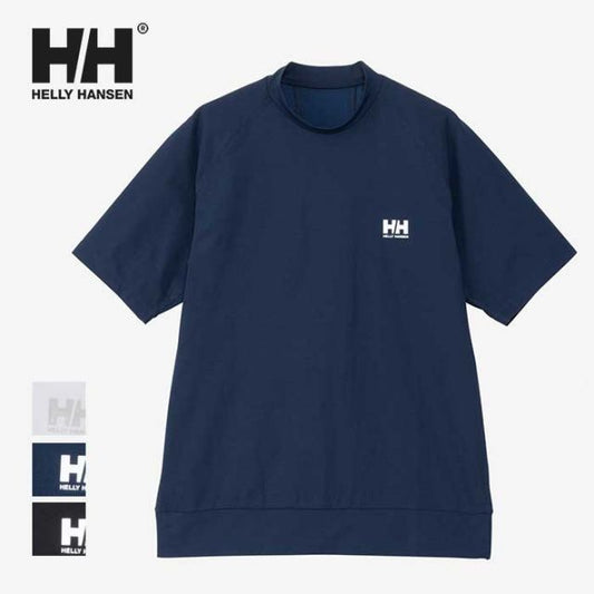 ヘリーハンセン ラッシュガード UVカット 半袖 メンズ レディース ユニセックス HELLY HANSEN HH82408 S/S RASHGUARD TEE ショートスリーブラッシュガードティー 海 プール 水着 ラッシュガード スイムウェア メール便 (240404)