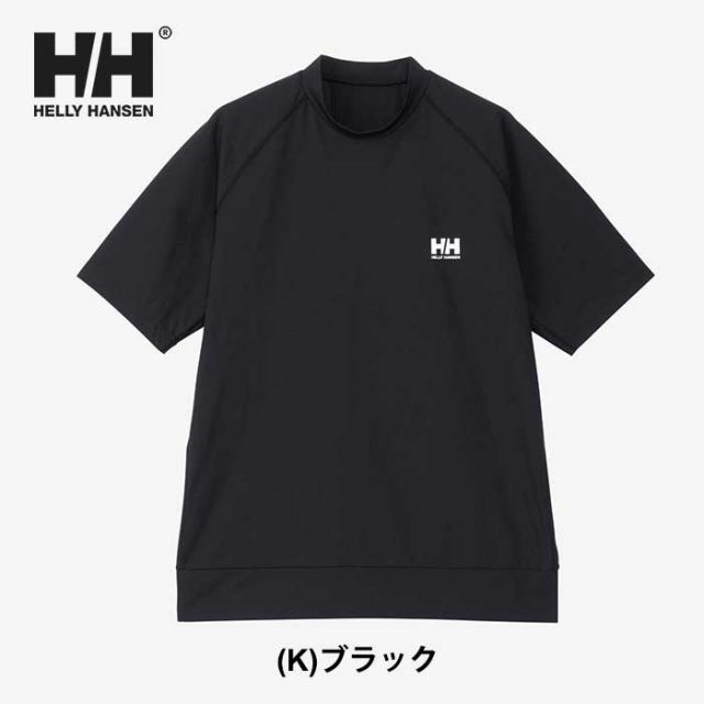 ヘリーハンセン ラッシュガード UVカット 半袖 メンズ レディース ユニセックス HELLY HANSEN HH82408 S/S RASHGUARD TEE ショートスリーブラッシュガードティー 海 プール 水着 ラッシュガード スイムウェア メール便 (240404)