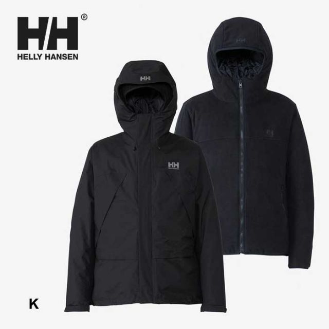 ヘリーハンセン ジャケット スカンザ3ウェイジャケット HELLY HANSEN HH12463 SCANDZA 3WAY JK メンズ レディース ユニセックス ブラック アイボリー M / L / XL (241114)