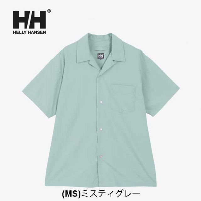 へリーハンセン シャツ HELLY HANSEN HH42541 S/S BASK SHIRTS ショートスリーブ バスクシャツ メンズ レディース 海 プール 水着 ラッシュガード 乾きやすい ナイロン100%  リサイクルナイロン 海 プール 川 撥水 (250