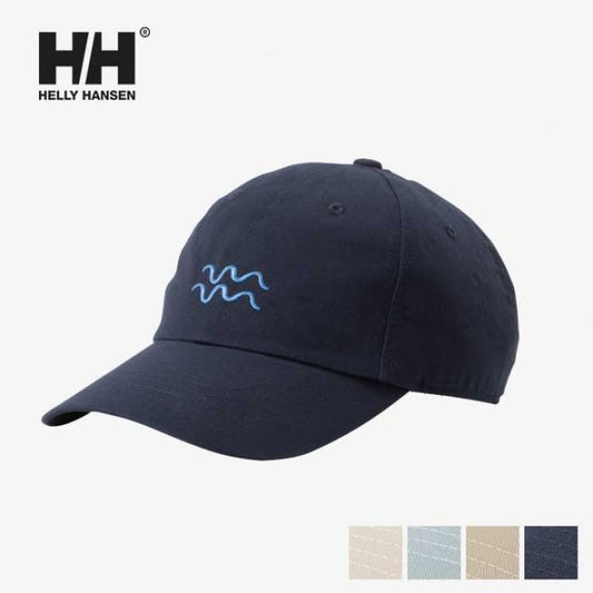 へリーハンセン 帽子 浅め HELLY HANSEN HC92501 COTTON TWILL CAP コットンツイルキャップ コットン100% 海 アウトドア キャンプ ビーチ  コットンツイルキャップ HC92501 浅め メンズ レディース 海モチーフ 刺繍 綿100% (2503)