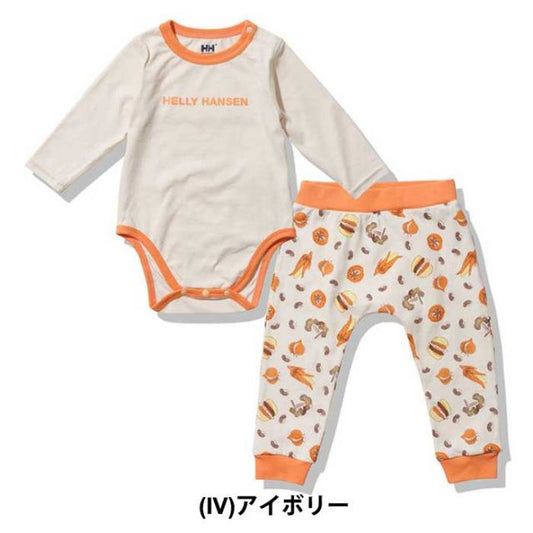 HELLY HANSEN ヘリーハンセン ベビープリントロンパースセット（70cm 80cm）出産祝い 誕生日 プレゼント ギフト HB32256 [221031]