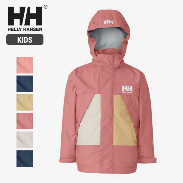 ヘリーハンセン キッズ アウター 防水 Helly Hansen  HJ12152 K SCANDZA RAIN JKT スカンザレインジャケット 子供 (240112)