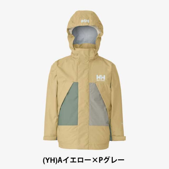 ヘリーハンセン キッズ アウター 防水 Helly Hansen  HJ12152 K SCANDZA RAIN JKT スカンザレインジャケット 子供 (240112)