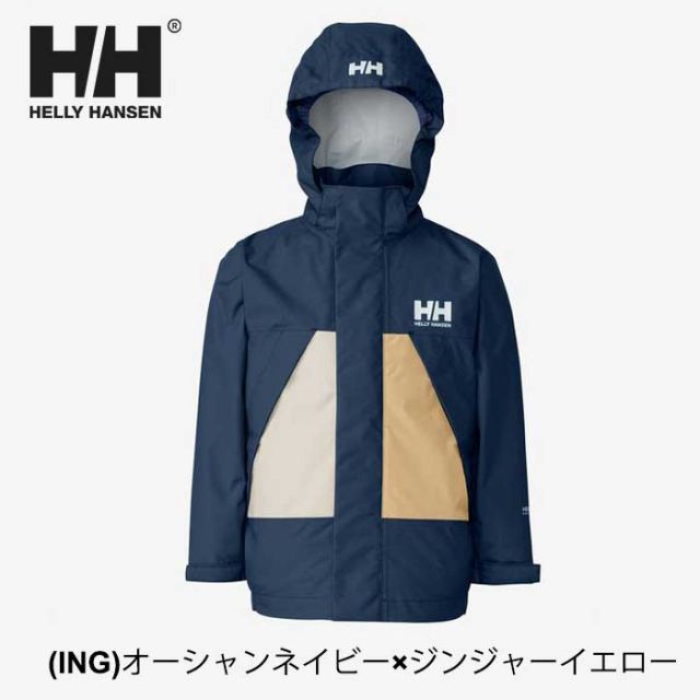 ヘリーハンセン キッズ アウター 防水 Helly Hansen  HJ12152 K SCANDZA RAIN JKT スカンザレインジャケット 子供 (240112)