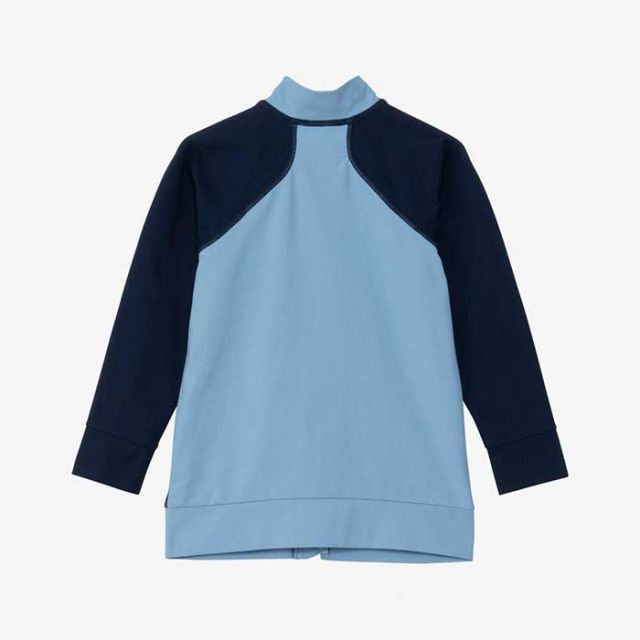 ヘリーハンセン ラッシュガード キッズ UVカット 長袖  男の子 女の子 ユニセックス helly hansen HJ82415 K L/S HH FZ RASH ロングスリーブ HHフルジップラッシュガード 水着 ブルー ホワイト オレンジ ジップ 100cm / 110cm / 120cm / 130cm / 140cm / 150cm 春夏 (240509)