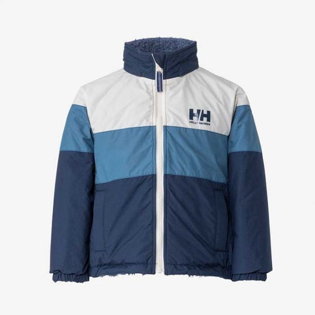ヘリーハンセン ジャケット キッズ シャギーフリースリバーシブルジャケット 男の子 女の子 ユニセックス HELLY HANSEN HJ12451 K SF REVERSIBLE JK 110cm - 150cm フリース 秋冬 (241023)