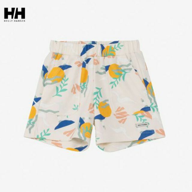 ヘリーハンセン ショートパンツ キッズ HELLY HANSEN HJ22509 KIDS GRAPHIC PRINT SHORTS グラフィックプリントショーツ オーガニックコットン ストレッチ性 抗菌防臭 メール便 (250126)