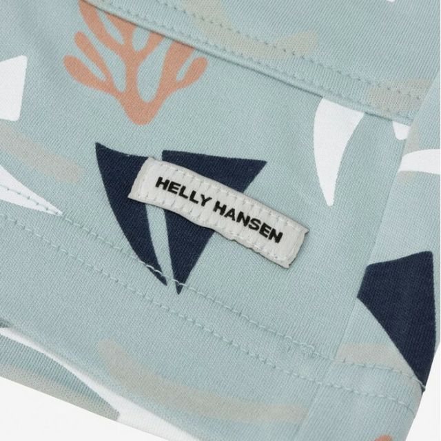 ヘリーハンセン ショートパンツ キッズ HELLY HANSEN HJ22509 KIDS GRAPHIC PRINT SHORTS グラフィックプリントショーツ オーガニックコットン ストレッチ性 抗菌防臭 メール便 (250126)