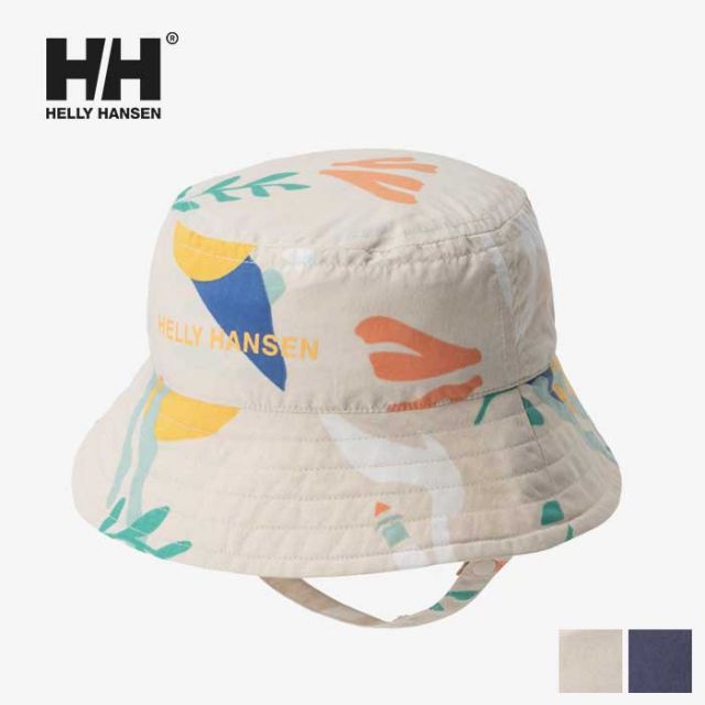 ヘリーハンセン ベビー ハット Helly Hansen HCB92500 B PRINT BASK CRC バスククロシェ 帽子 撥水 アウトドア キャンプ メール便 (250130)