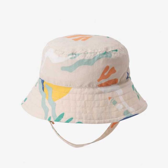 ヘリーハンセン ベビー ハット Helly Hansen HCB92500 B PRINT BASK CRC バスククロシェ 帽子 撥水 アウトドア キャンプ メール便 (250130)