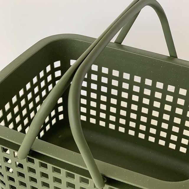 ハイヘイク キャンプバスケットM HiHaek Camp basket M アウトドア キャンプ 収納ケース 八幡化成 [期間限定送料無料] [220908]