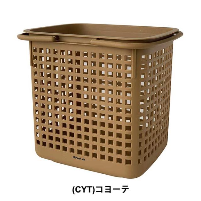 ハイヘイク キャンプバスケット L HiHaek Camp basket  アウトドア ギア収納バスケット 洗濯カゴ ランドリーバスケット 八幡化成 [期間限定送料無料] [220625]