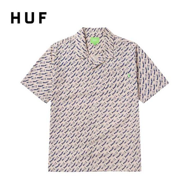 HUF BU00158 BREAKER S/S WOVEN TOP