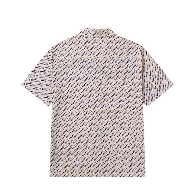 HUF BU00158 BREAKER S/S WOVEN TOP