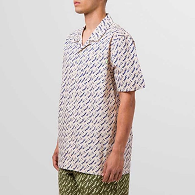 HUF BU00158 BREAKER S/S WOVEN TOP