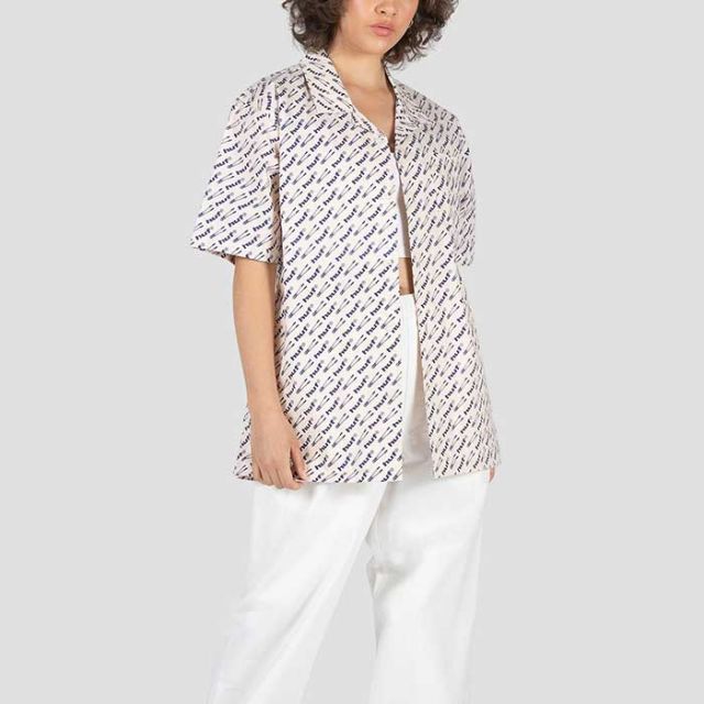 HUF BU00158 BREAKER S/S WOVEN TOP