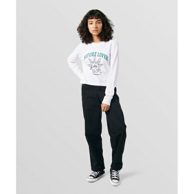 HUF WTS0071 NATURE LOVER CROP L/S TEE