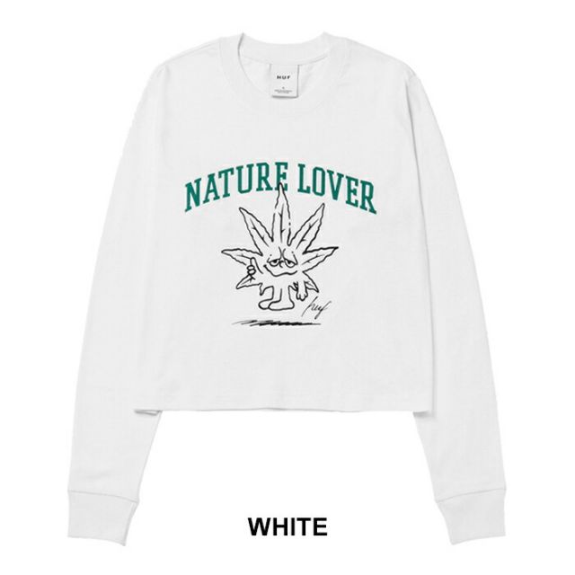 HUF WTS0071 NATURE LOVER CROP L/S TEE
