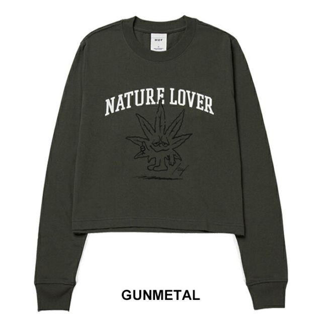 HUF WTS0071 NATURE LOVER CROP L/S TEE