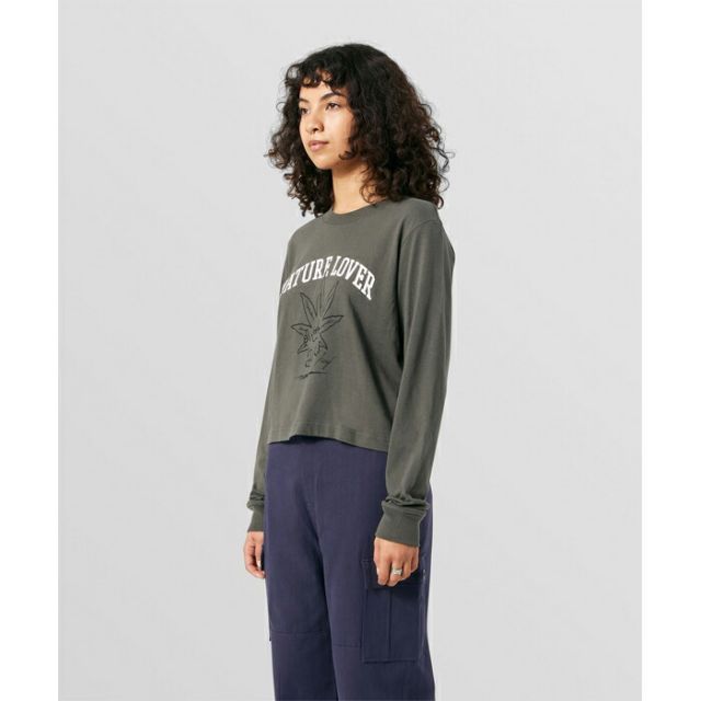HUF WTS0071 NATURE LOVER CROP L/S TEE