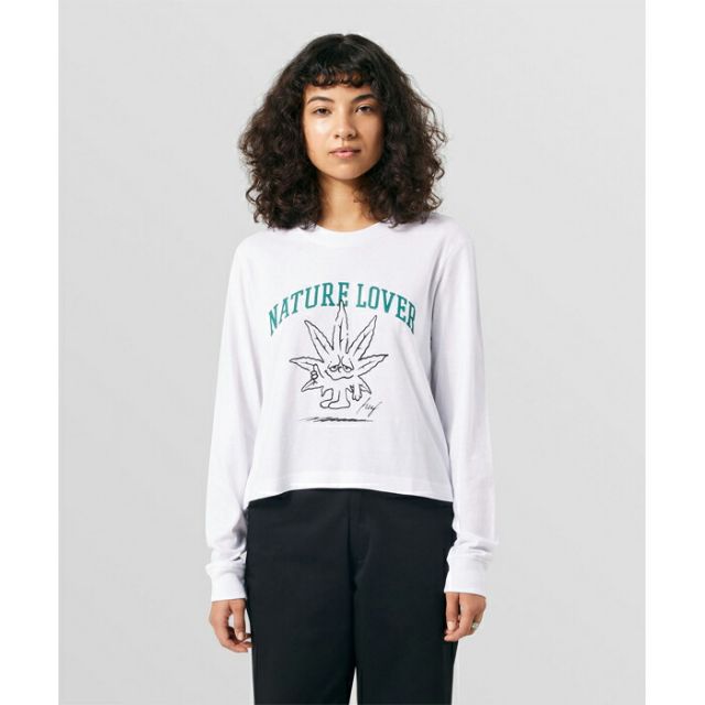 HUF WTS0071 NATURE LOVER CROP L/S TEE