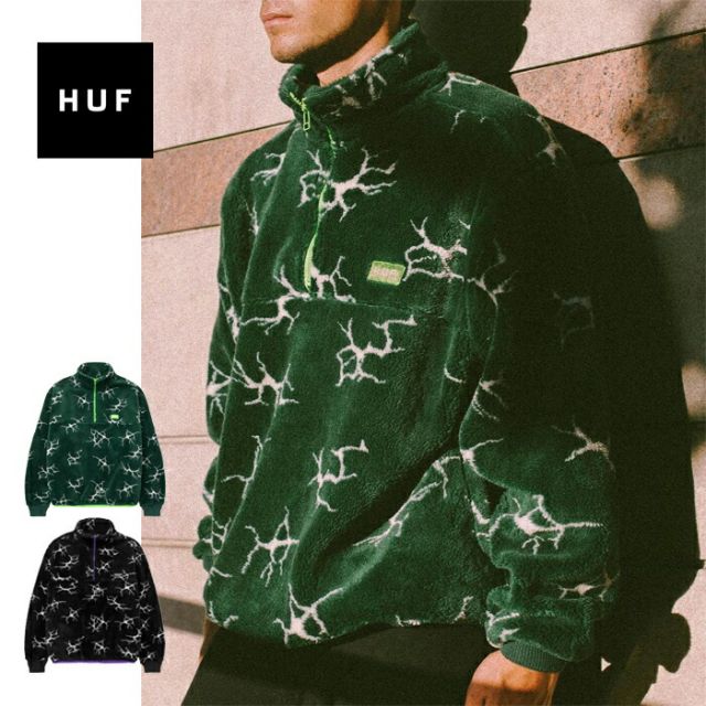 HUF FL00185 QUAKE SHERPA 1/4 ZIP