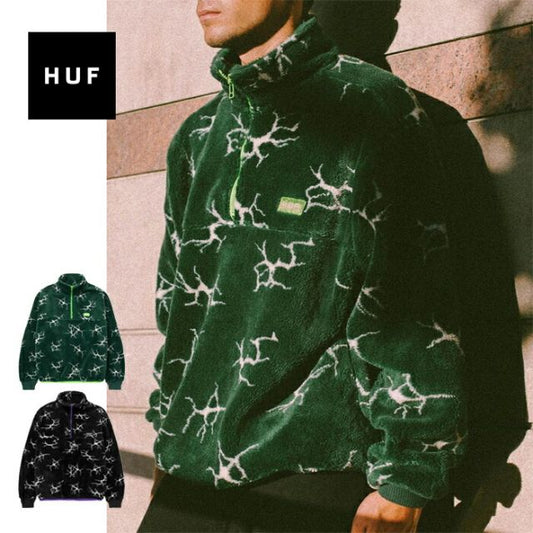 HUF FL00185 QUAKE SHERPA 1/4 ZIP