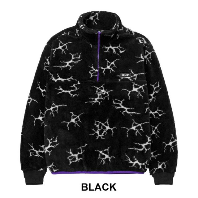 HUF FL00185 QUAKE SHERPA 1/4 ZIP