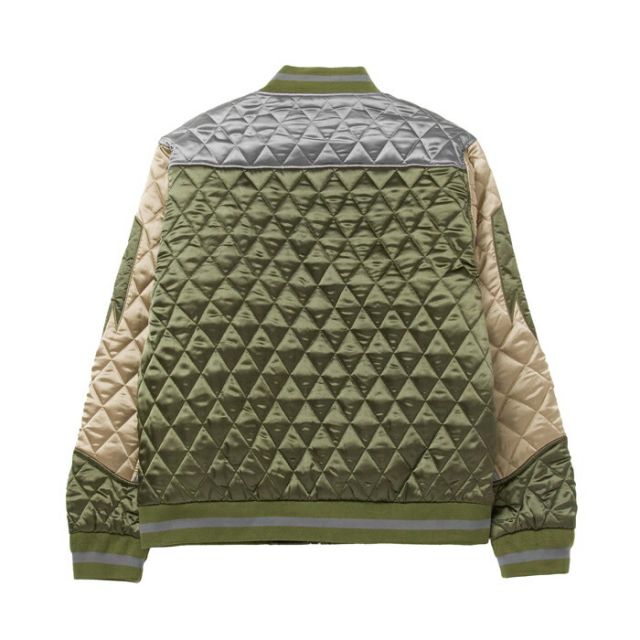 HUF ハフ アウター [ JK00371 ] LIGHTNING BOMBER JACKET ボンバージャケット ダイヤモンドキルト メンズ [220930]