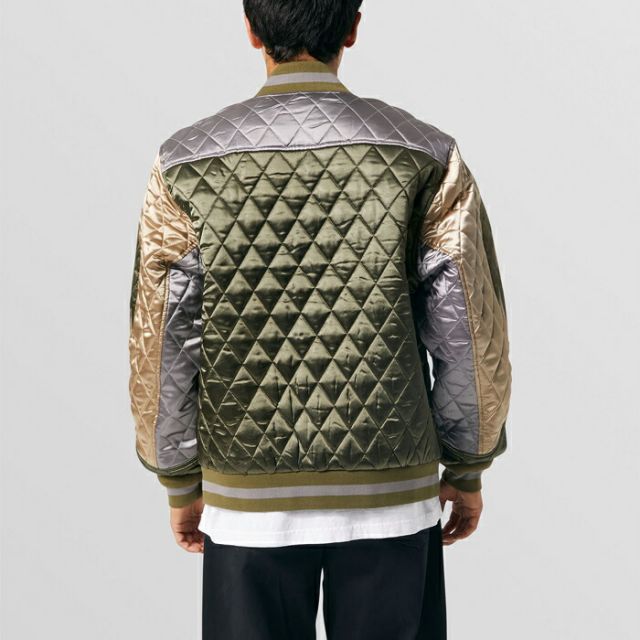 HUF ハフ アウター [ JK00371 ] LIGHTNING BOMBER JACKET ボンバージャケット ダイヤモンドキルト メンズ [220930]