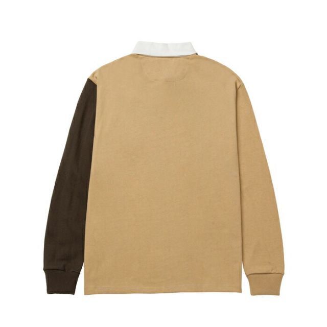 HUF ハフ ラガーシャツ [ KN00394 ] MIXED UP L/S KNIT POLO 長袖ポロ メンズ [220930]
