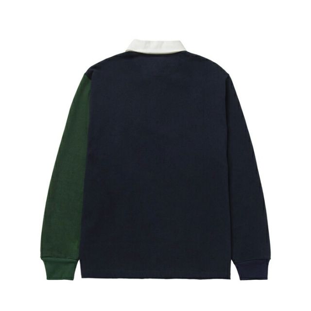HUF ハフ ラガーシャツ [ KN00394 ] MIXED UP L/S KNIT POLO 長袖ポロ メンズ [220930]