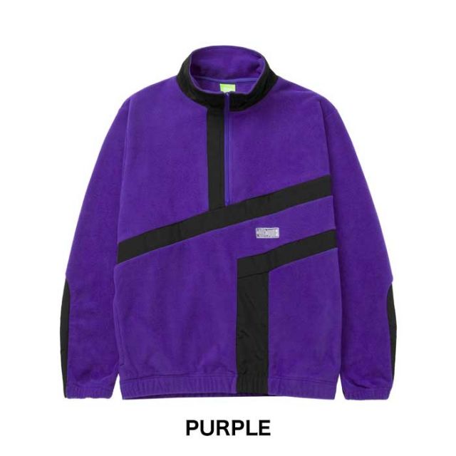 HUF ハフ フリースジャケット [ FL00183 ] RANGE QUARTER ZIP POLAR FLEECE 1/4ジッププルオーバー ユニセックス [221018]