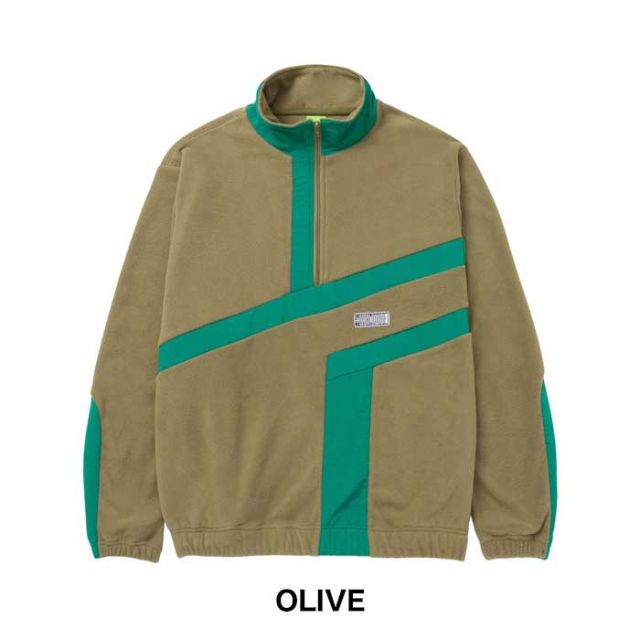 HUF ハフ フリースジャケット [ FL00183 ] RANGE QUARTER ZIP POLAR FLEECE 1/4ジッププルオーバー ユニセックス [221018]