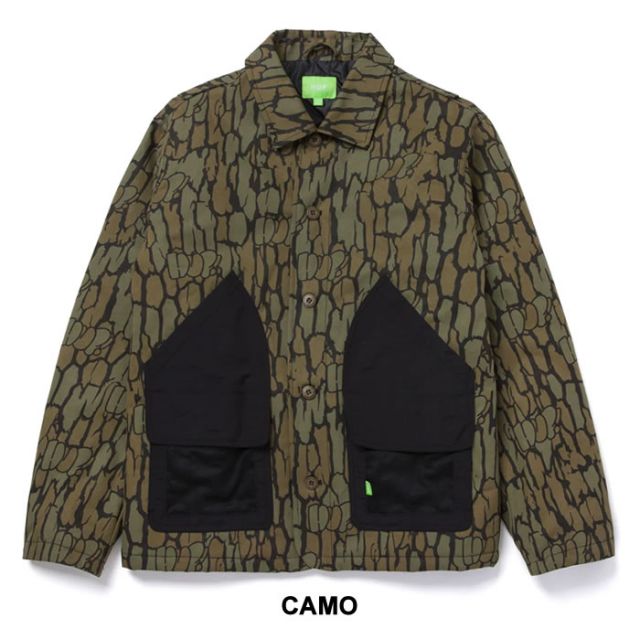 HUF JK00382 HUDSON CAMO WORK JACKET