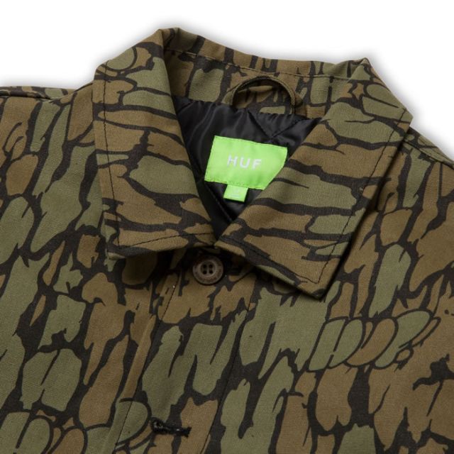 HUF JK00382 HUDSON CAMO WORK JACKET